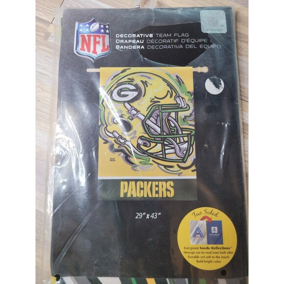 Lot of NEW Green Bay Packers NFL Football Team Fan Flags - Never Opened - Picture 6 of 7
